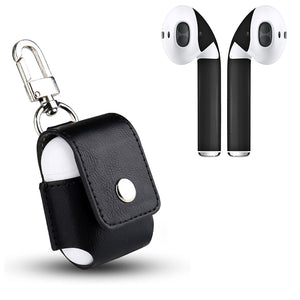 AirPod Skins and Protective Leather Charging Case Bundle